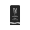 Mint condition after meetings - Ayrora quote card