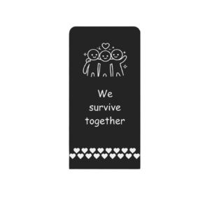 We survive together - Ayrora quote card
